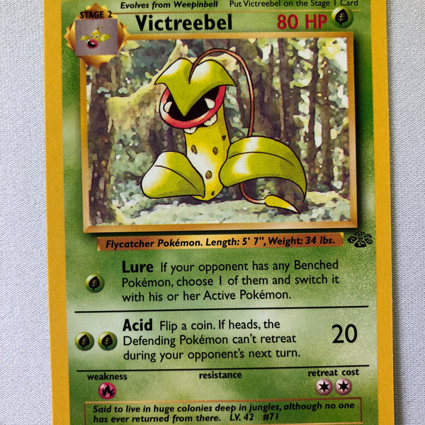 Victreebel 30/64 Non-Holo Rare Pokemon Card Near Mint