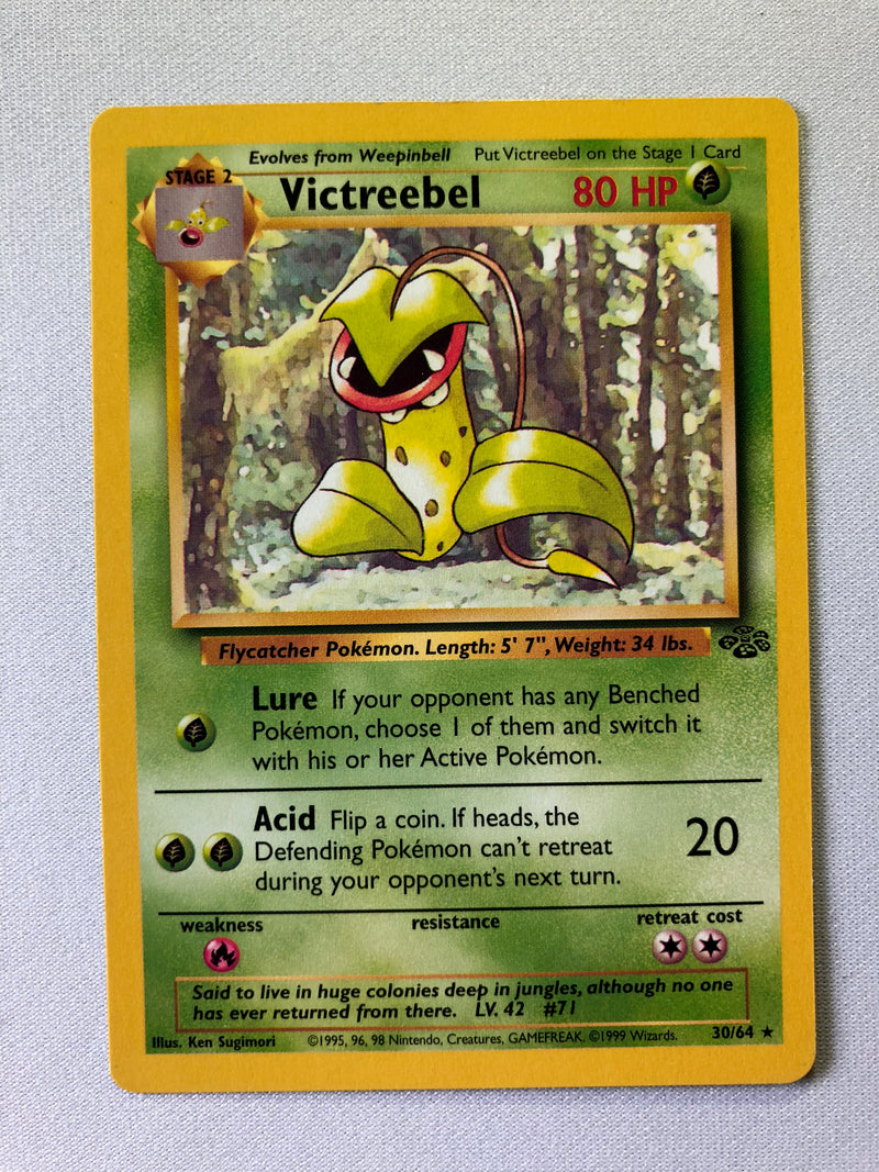 Victreebel 30/64 Non-Holo Rare Pokemon Card Near Mint Victreebel 30/64 Non-Holo Rare Pokemon Card Near Mint