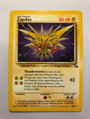 Zapdos 30/62 Fossil Set Non-Holo Rare Pokemon Card Near Mint