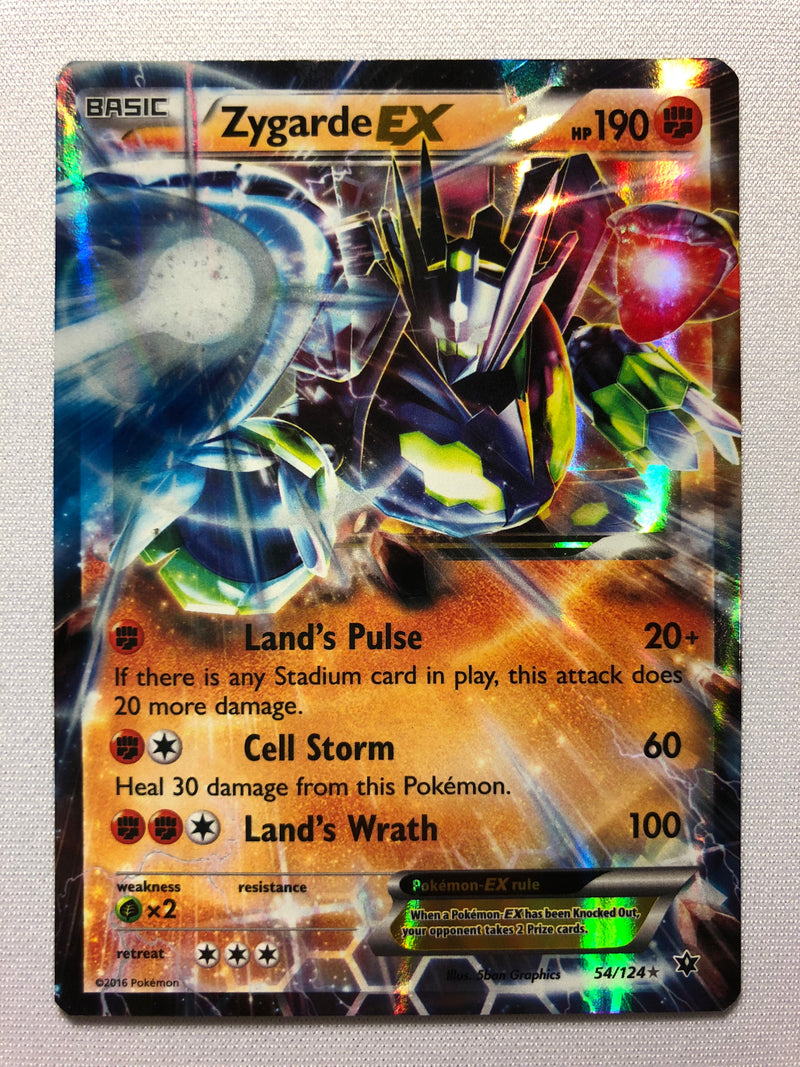 Zygarde EX 54/124 XY Fates Collide Ultra Rare Pokemon Card Near Mint Zygarde EX 54/124 XY Fates Collide Ultra Rare Pokemon Card Near Mint