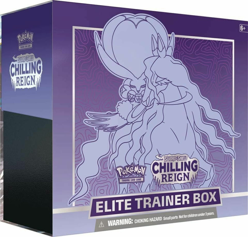 Pokemon TCG Chilling Reign Sealed Purple Elite Trainer Box PREORDER 6/18/2021