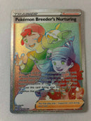 Pokemon Breeder's Nurturing 195/189 Holo Secret Rare Pokemon Card Near Mint