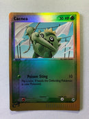 Cacnea 58/100 Reverse Holo Pokemon Card Near Mint