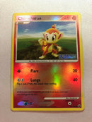 Chimchar 56/100 Reverse Holo Platinum Stamped Pokemon Card Near Mint