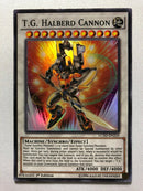 Yugioh T.G. Halberd Cannon LC5D-EN216 Super Rare 1st Edition Near Mint