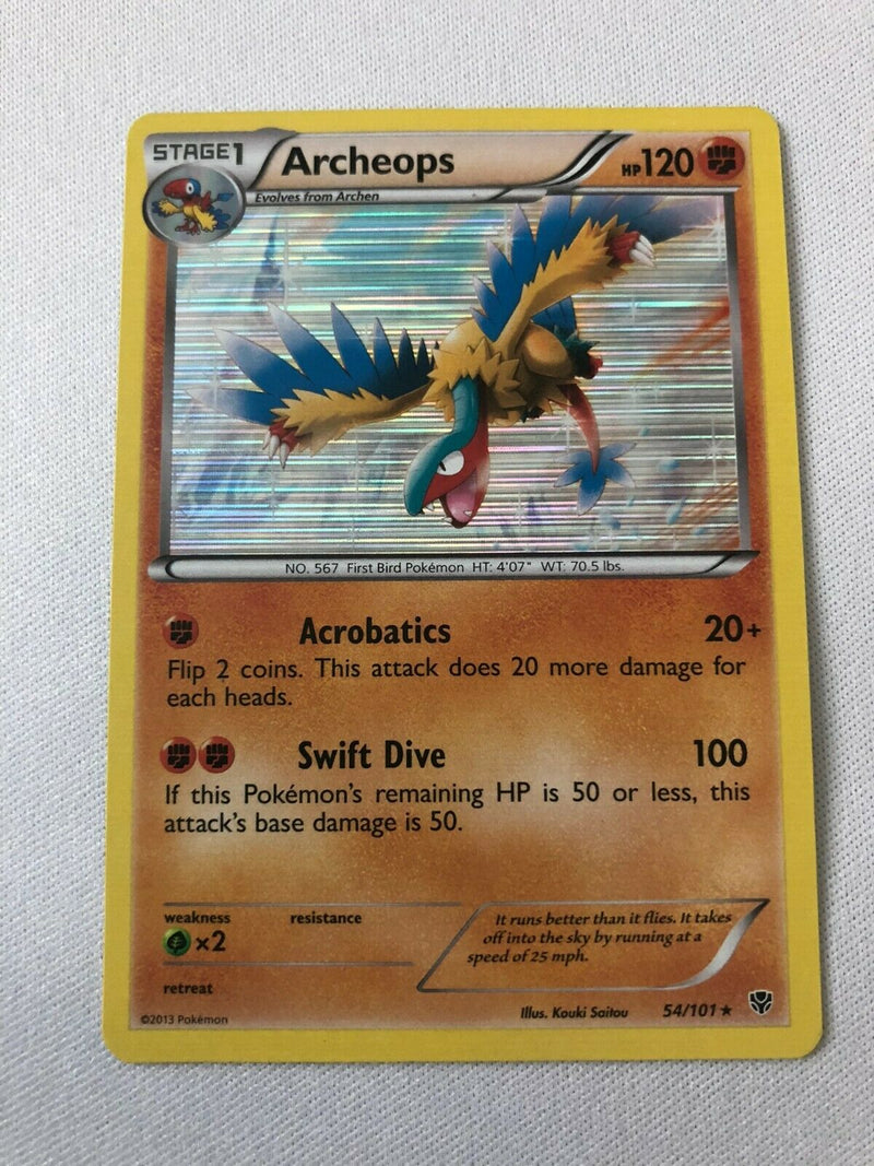 Archeops 54/101 Plasma Blast Set Holo Rare Pokemon Card Near Mint Archeops 54/101 Plasma Blast Set Holo Rare Pokemon Card Near Mint