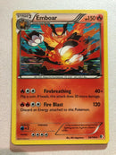 Emboar 26/149 Holo Rare Pokemon Card Near Mint