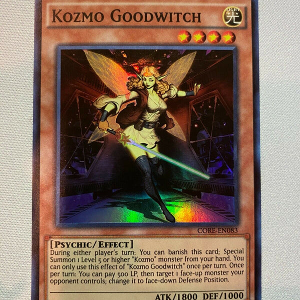 Yugioh Kozmo Goodwitch CORE-EN083 Super Rare 1st Edition Near Mint