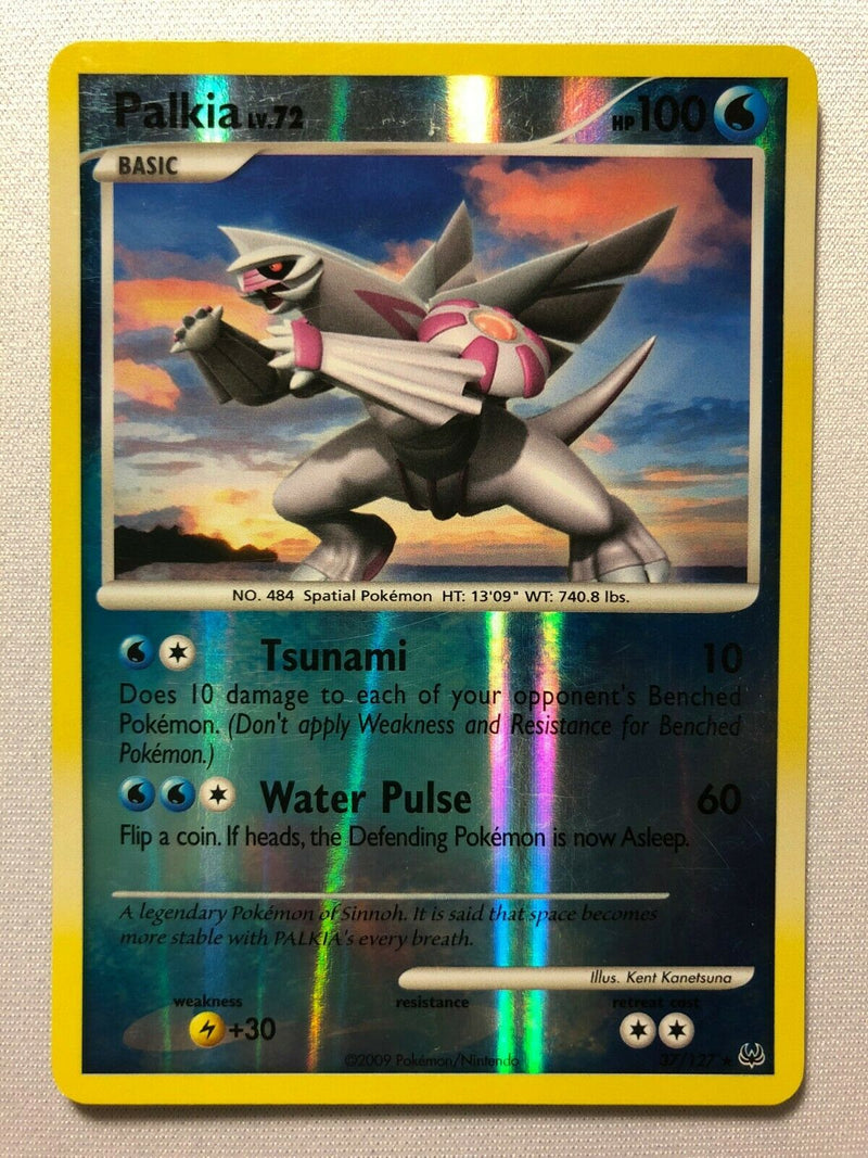 Palkia 37/127 Reverse Holo Rare Pokemon Card Near Mint Palkia 37/127 Reverse Holo Rare Pokemon Card Near Mint