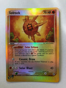 Solrock 13/100 Reverse Holo EX Sandstorm Pokemon Card Near Mint
