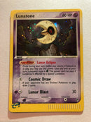 Lunatone 8/100 EX Sandstorm Holo Rare Pokemon Card Mint/Near Mint