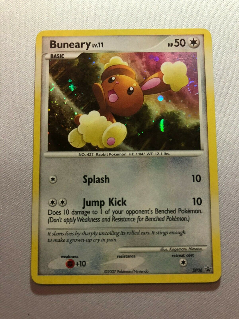 Buneary DP06 Holo Black Star Promo Pokemon Card Near Mint Buneary DP06 Holo Black Star Promo Pokemon Card Near Mint