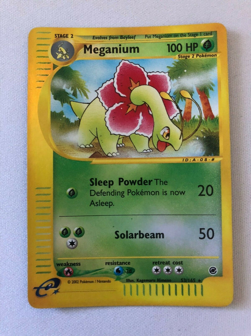 pokemon card meganium Meganium 53/165 Reverse Holo Rare Pokemon Card Near Mint