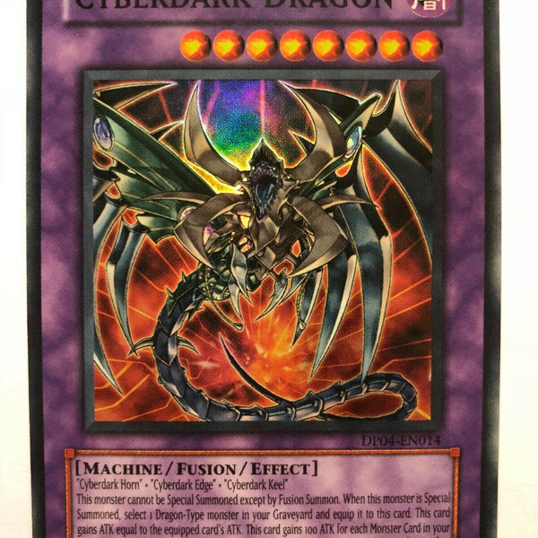 cyberdark fusion monsters Yugioh Cyberdark Dragon DP04-EN014 Super Rare Unlimited Edition Near M