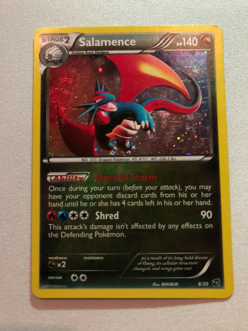 Salamence 8/20 Dragon Vault Holo Rare Pokemon Card Near Mint Salamence 8/20 Dragon Vault Holo Rare Pokemon Card Near Mint