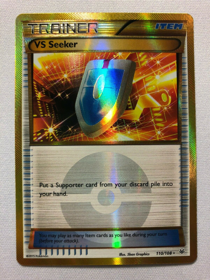 VS Seeker 110/108 Secret Rare Holo Pokemon Card Near Mint
