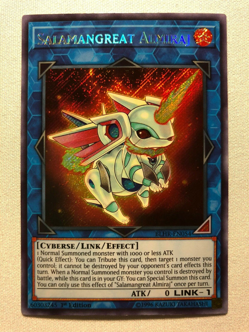 Yugioh Salamangreat Almiraj BLHR-EN054 Secret Rare 1st Edition Near Mi Yugioh Salamangreat Almiraj BLHR-EN054 Secret Rare 1st Edition Near Mi