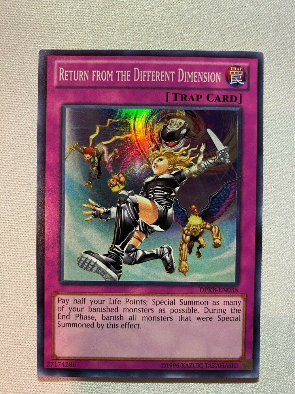 Yugioh Return from the Different Dimension - DPKB-EN038 Super Rare Unl Yugioh Return from the Different Dimension - DPKB-EN038 Super Rare Unl
