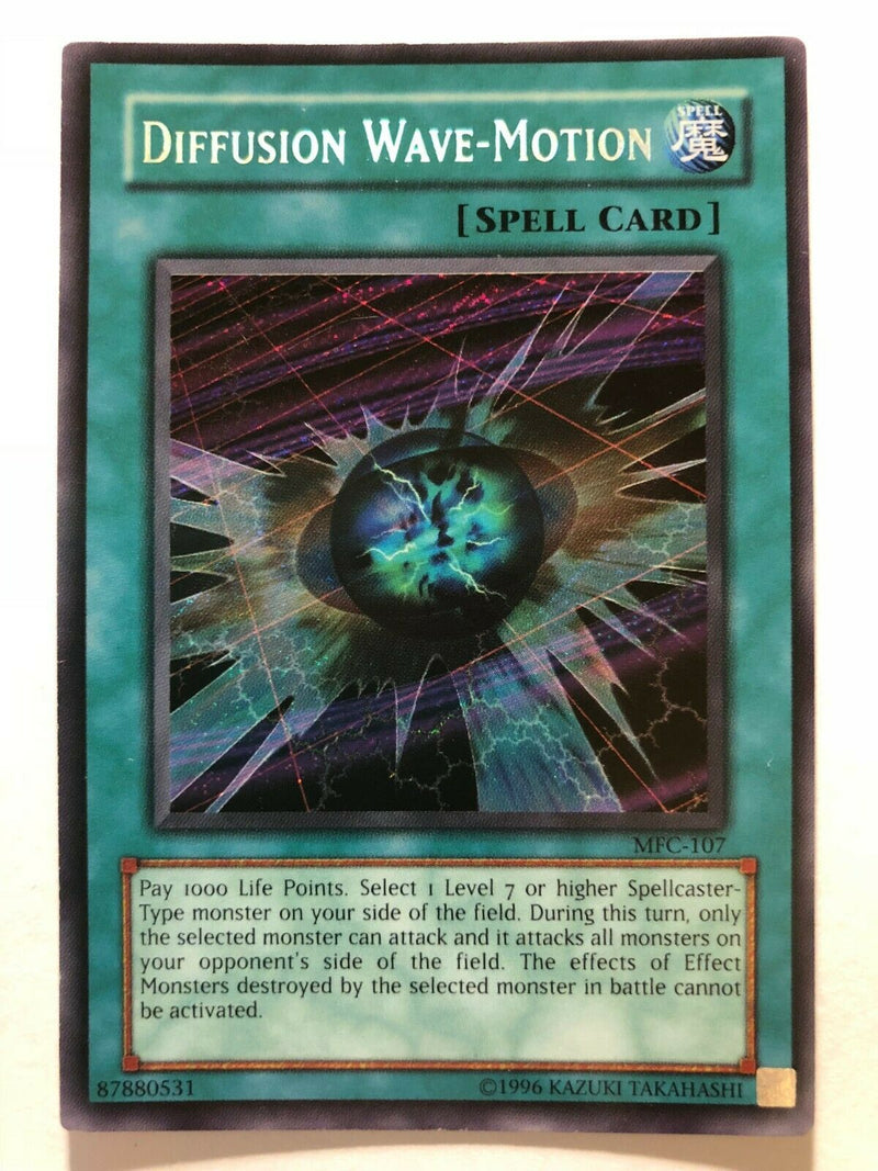 Yugioh Diffusion Wave-Motion MFC-107 Unlimited Edition Secret Rare Near Mint