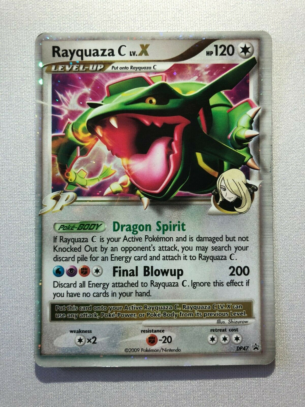 Rayquaza C Lv. X DP47 Holo Black Star Promo Pokemon Card Excellent Rayquaza C Lv. X DP47 Holo Black Star Promo Pokemon Card Excellent