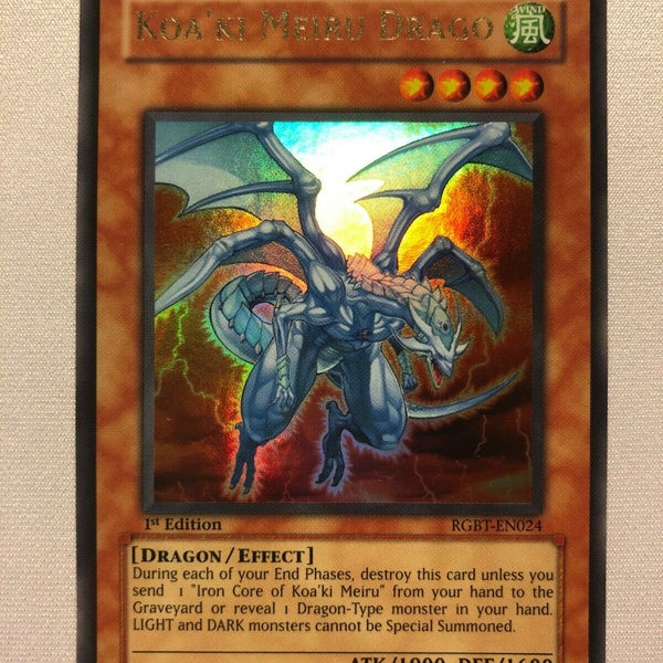 1x (EX) Koa'ki Meiru Ice - RGBT-EN025 - Rare - 1st Edition YuGiOh