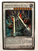 Yugioh Karakuri Steel Shogun mdl 00X "Bureido" GLD5-EN035 Gold Rare Near Mint