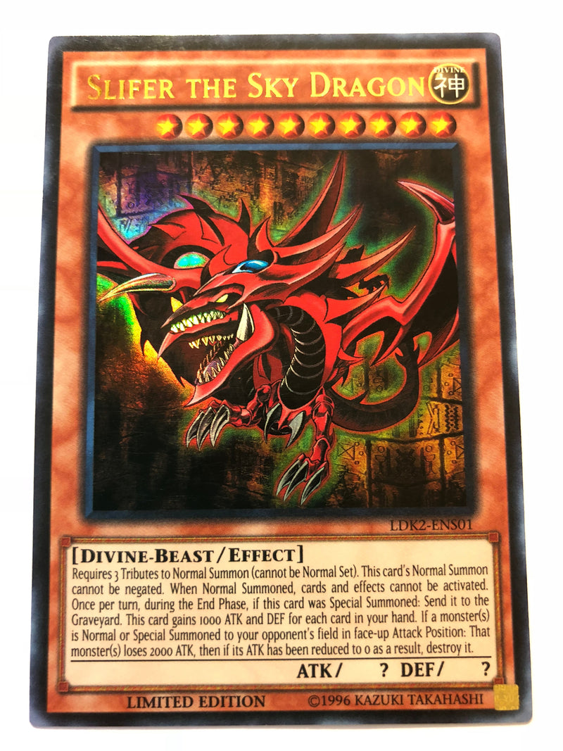 Yugioh Slifer The Sky Dragon LDK2-ENS01 Limited Edition Ultra Rare Near Mint